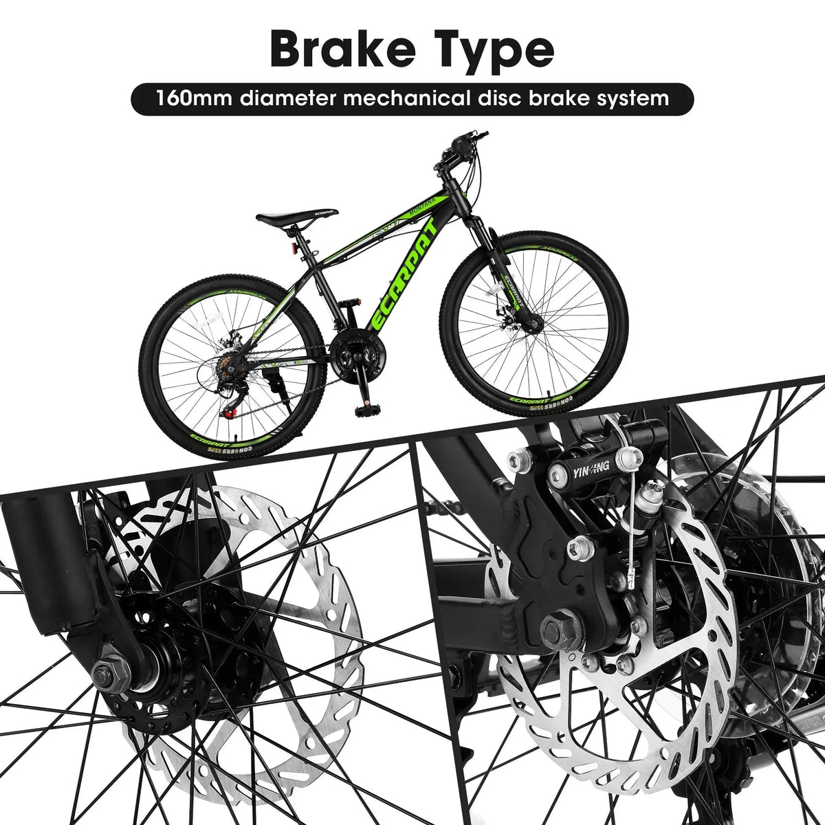 City-Cruizer – 24" Carpat™ ALUMINIUM Mountain Bike (21-Speed, - Snagva