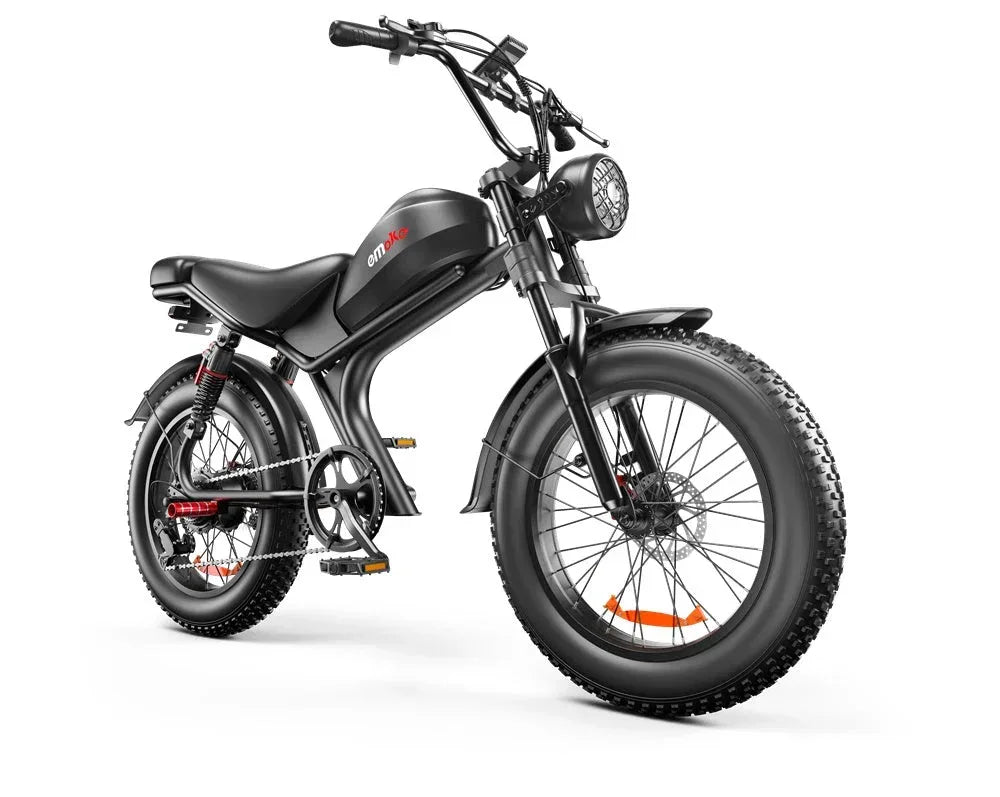 eMoto C93™ – 20" Retro-Style Electric Bike 1000W | 48V 20Ah Battery - Snagva