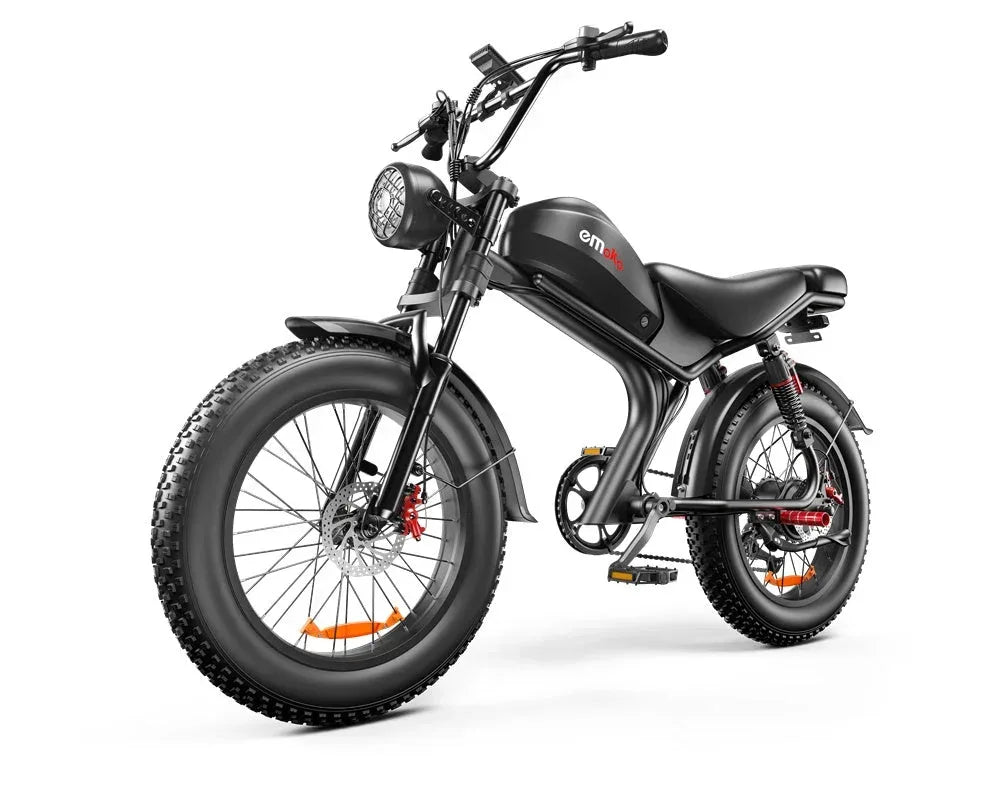 eMoto C93™ – 20" Retro-Style Electric Bike 1000W | 48V 20Ah Battery - Snagva