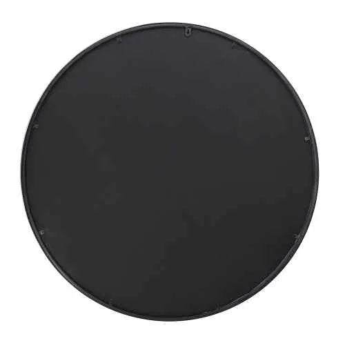 D36" Traditional Decor Style Round Antique Glass Wall Mirror, Wall