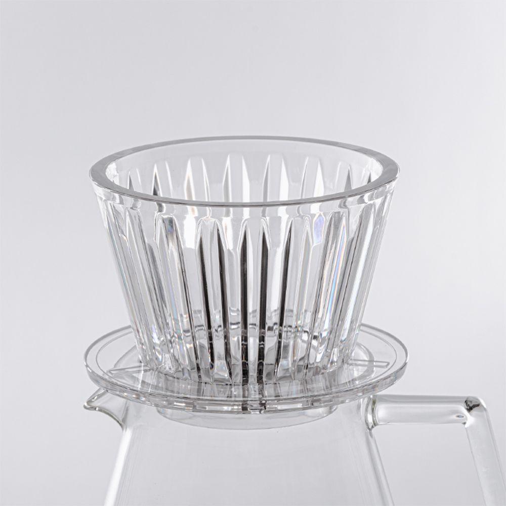 TIMEMORE B75 dripper with pour-over coffee brewing
