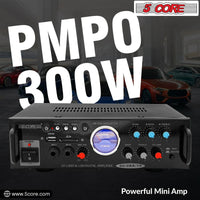 5Core Dual Channel Amplifier Car Audio System 300W Audio Reciver Car - Snagva