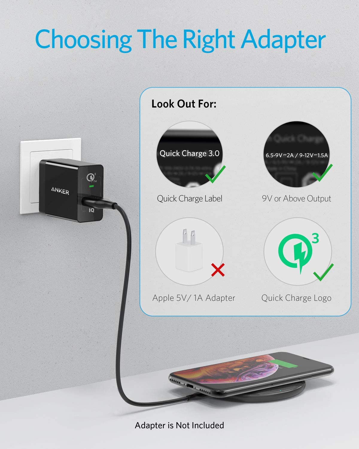 Anker 313 Wireless Charger Pad - product view 4