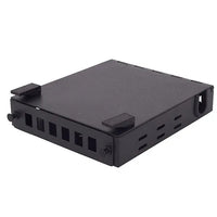 FOBOT LC 6 Port wall mount fibre optic patch panel showing multiple cable entries and rugged enclosure