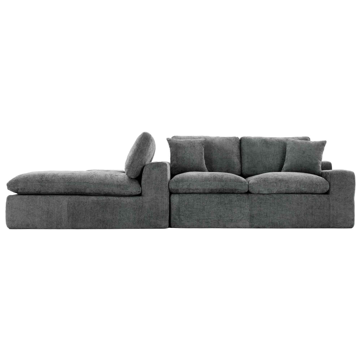 Cloud Sectional Sofa 107.9' Upholstered Sofa Couch with Double-layer