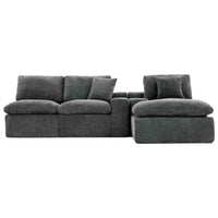 Cloud Sectional Sofa 107.9' Upholstered Sofa Couch with Double-layer