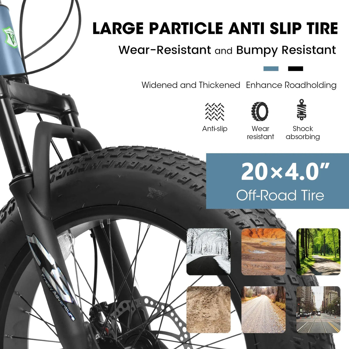 VeloCore™ City-Cruizer – 20-Inch Fat Tire Mountain Bike - Snagva