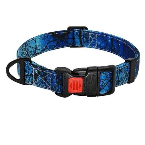 5 Colors Collar Dog Nylon Printed Pet Puppy Dog
