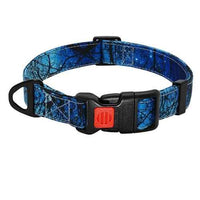5 Colors Collar Dog Nylon Printed Pet Puppy Dog