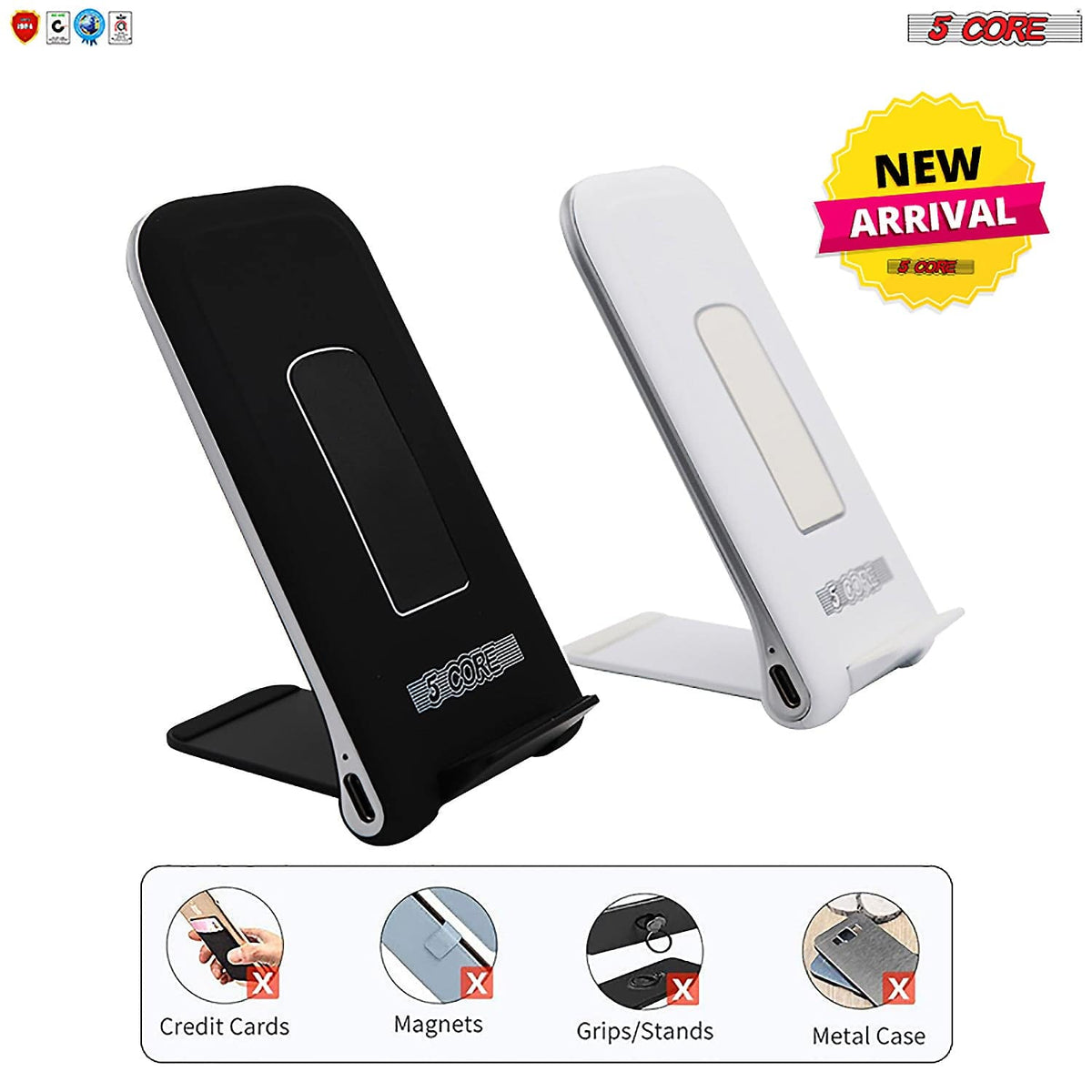 5 Core Wireless Charger 10W Max Fast Wireless Charging Pad Glass Top product image for TrustyMall.