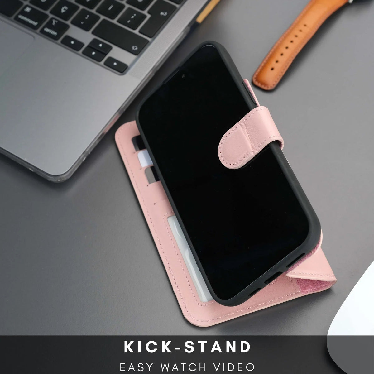 Casper Leather iPhone 14 Wallet Case | MagSafe