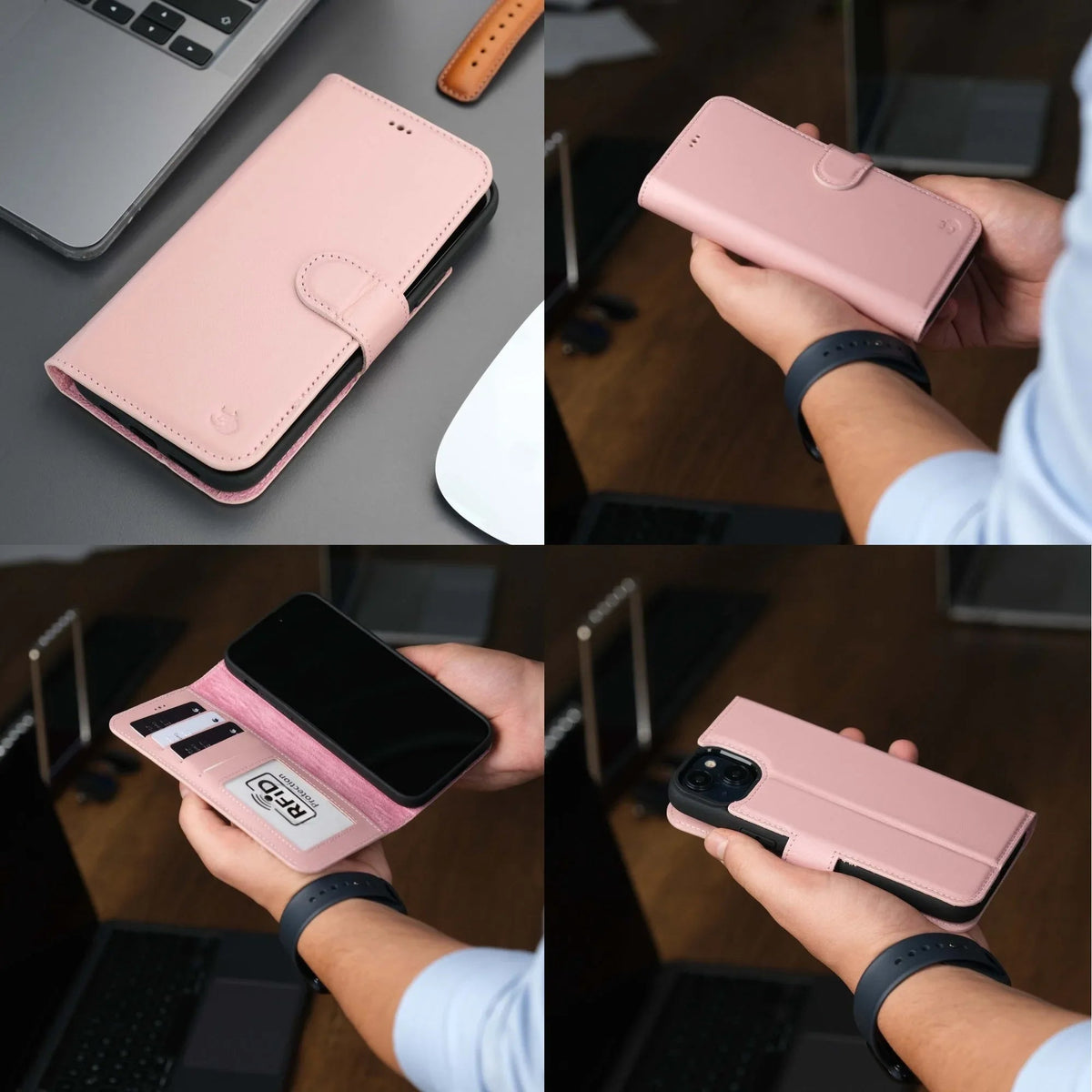 Casper Leather iPhone 14 Wallet Case | MagSafe