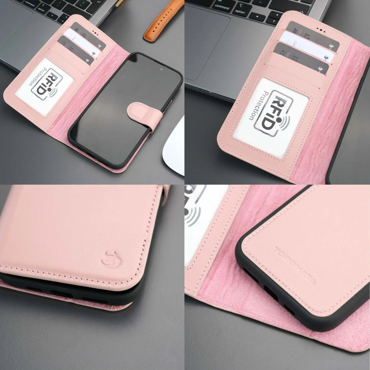 Casper Leather iPhone 14 Wallet Case | MagSafe
