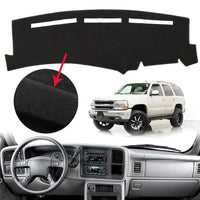 Car Dash Cover Mat Dashboard Pad for Chevy Silverado 1500 2500 Tahoe - Snagva