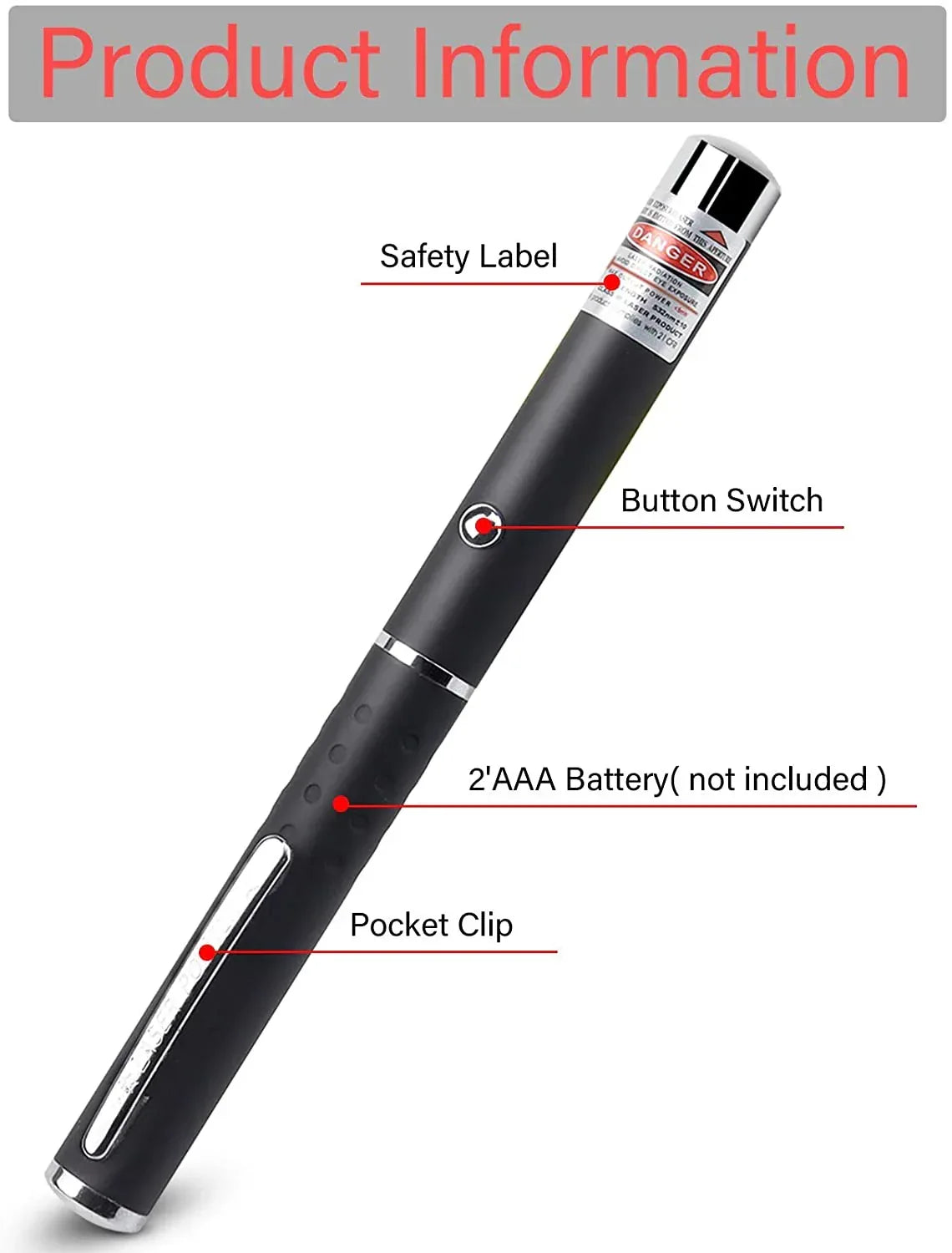 3 Packs 900Mile Laser Pointer Pen Green Blue Red Light Visible Beam - Snagva