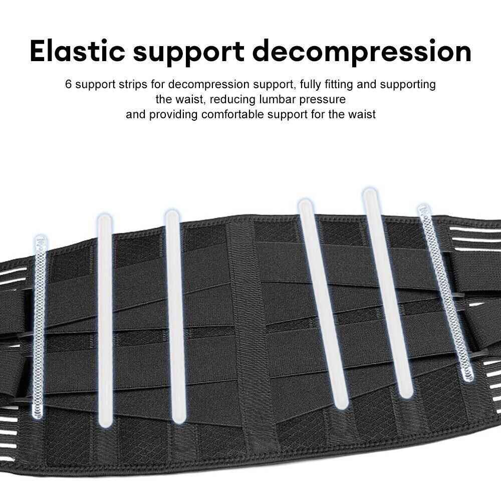 Adjustable Lower Back Brace Lumbar Support Waist Belt For Men Women