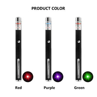 3 Packs 900Mile Laser Pointer Pen Green Blue Red Light Visible Beam - Snagva