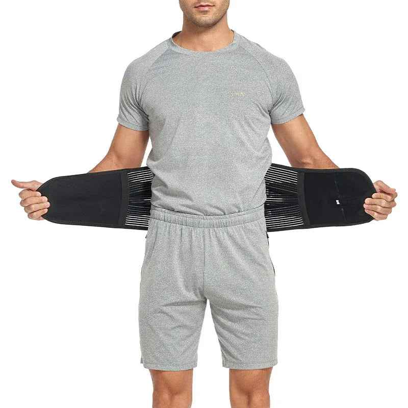 Adjustable Lower Back Brace Lumbar Support Waist Belt For Men Women