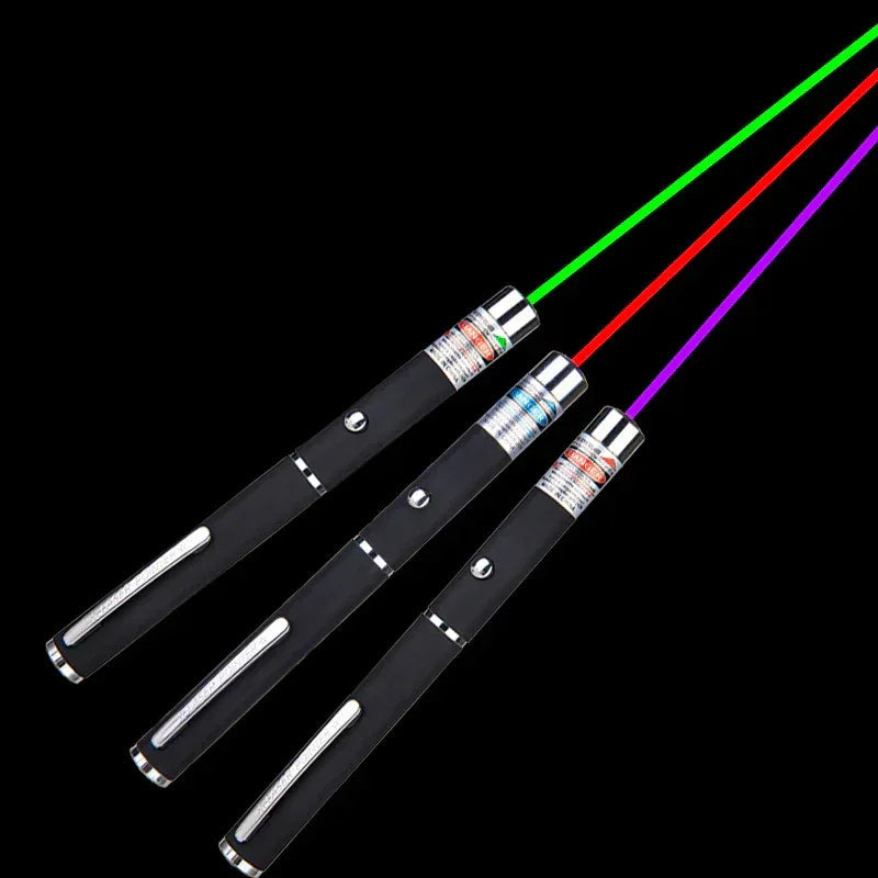 3 Packs 900Mile Laser Pointer Pen Green Blue Red Light Visible Beam - Snagva