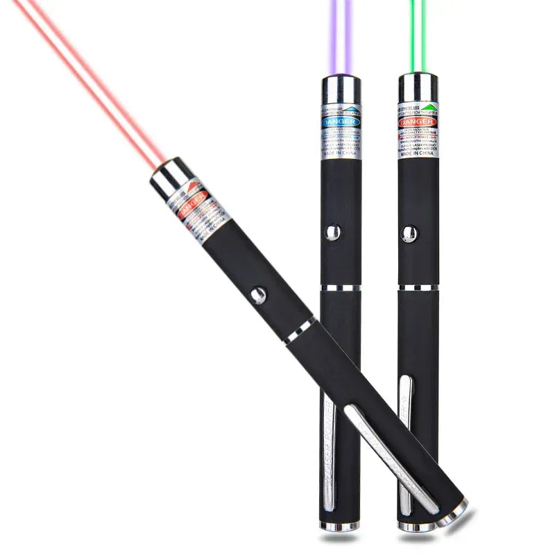 3 Packs 900Mile Laser Pointer Pen Green Blue Red Light Visible Beam - Snagva