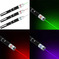 3 Packs 900Mile Laser Pointer Pen Green Blue Red Light Visible Beam - Snagva