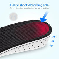 Men Women Invisible Height Increase Insoles Heel Lift Taller Shoe - Snagva