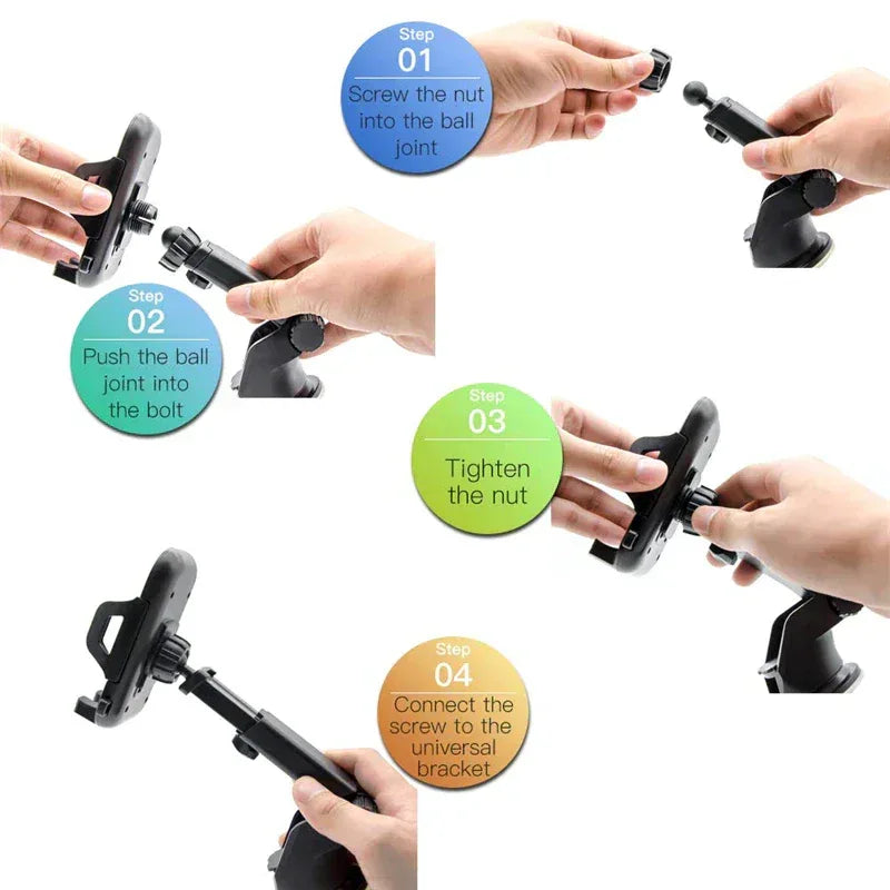 360° Universal Mount Holder Car Stand Windshield For Mobile Cell Phone - Snagva