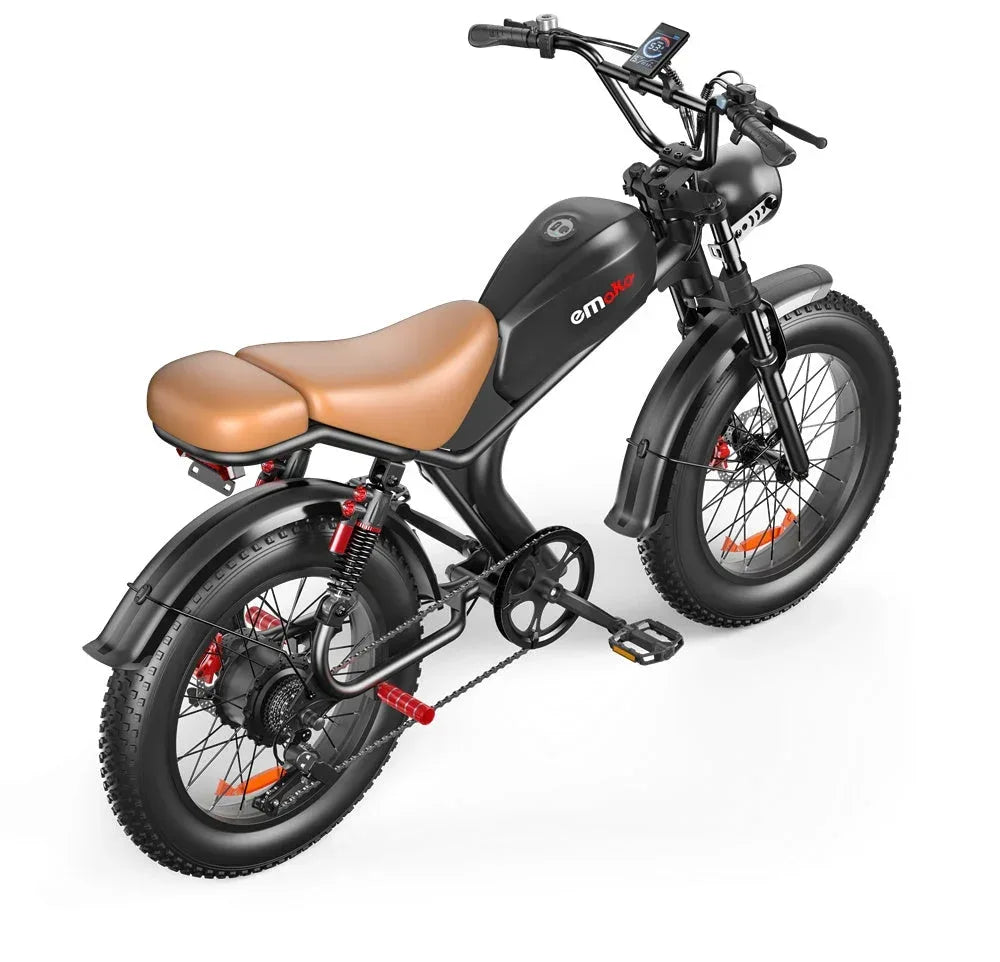 eMoto C93™ – 20" Retro-Style Electric Bike 1000W | 48V 20Ah Battery - Snagva