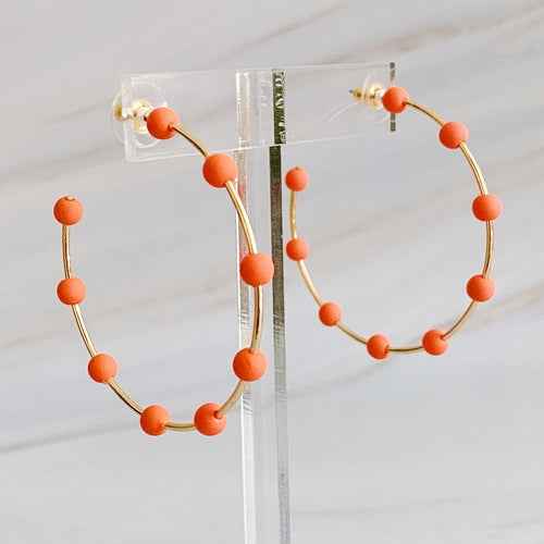Games On Cloud Nine Hoop Earrings