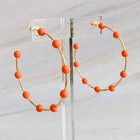 Games On Cloud Nine Hoop Earrings