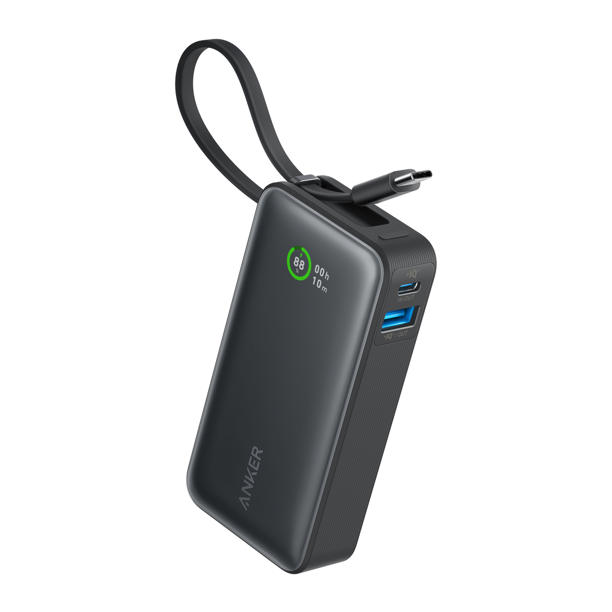 Anker Nano Power Bank 30W with built-in USB-C cable