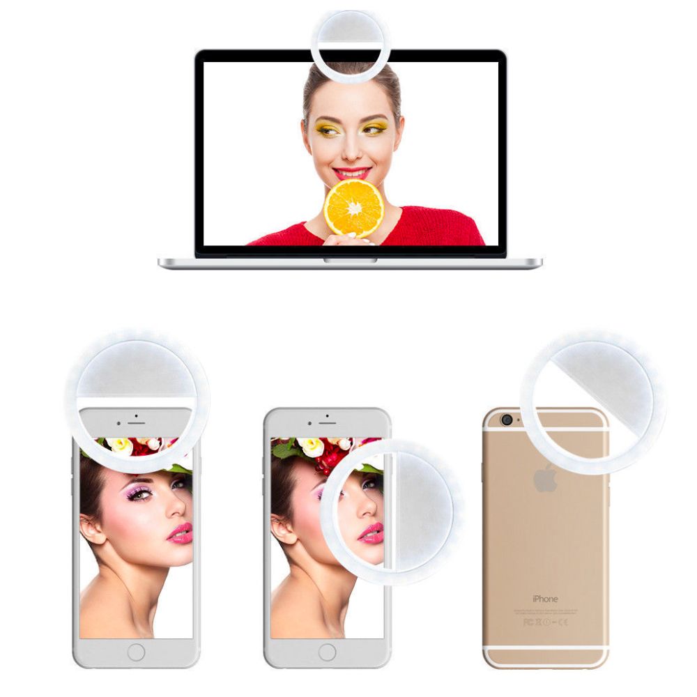 Selfie ring light size and dimensions view