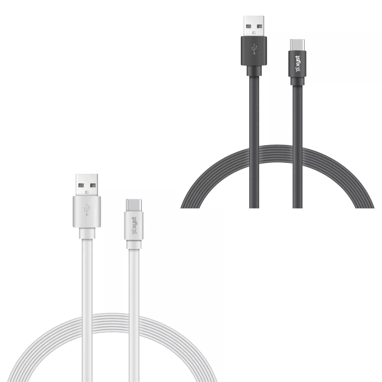 Xyst Charge and Sync USB to USB-C Flat Cable 4Ft - Snagva