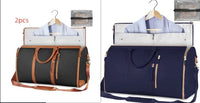 Large Capacity Travel Duffle Bag Women's Handbag Folding Suit Bag Waterproof Clothes Totes - Snagva