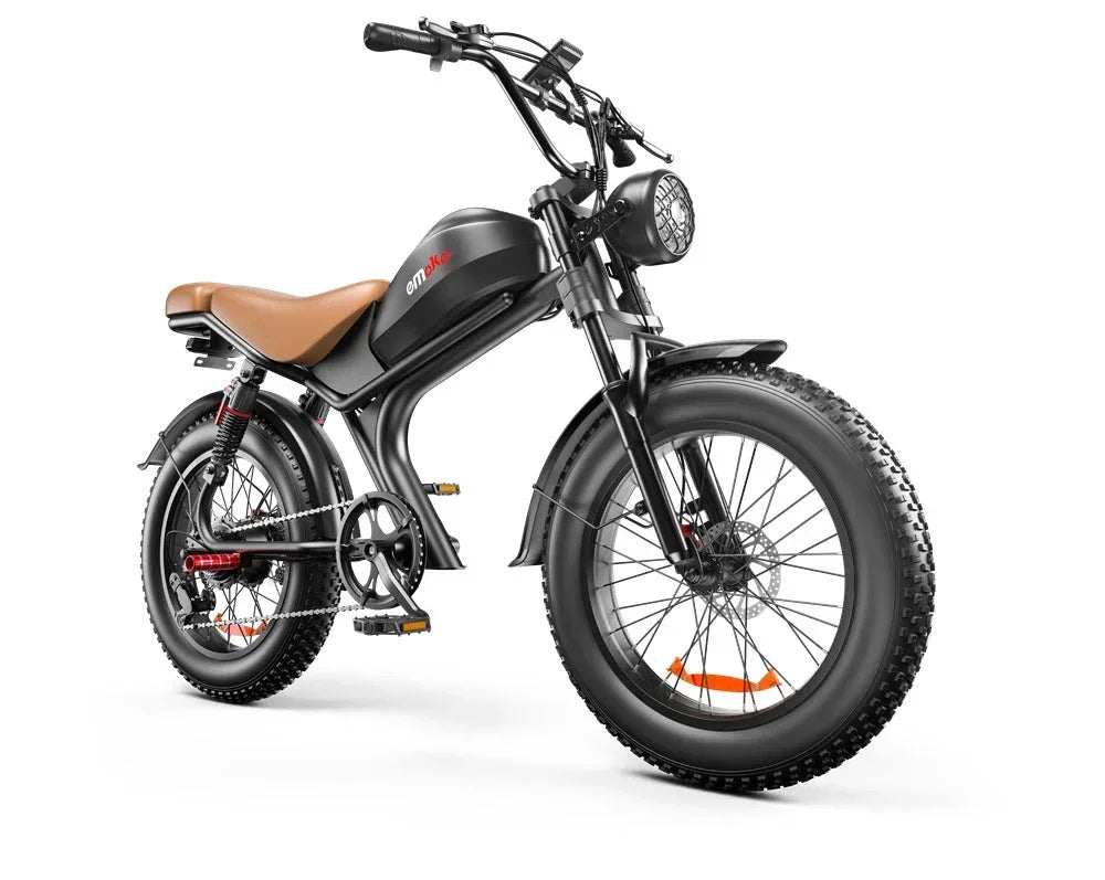 eMoto C93™ – 20" Retro-Style Electric Bike 1000W | 48V 20Ah Battery - Snagva