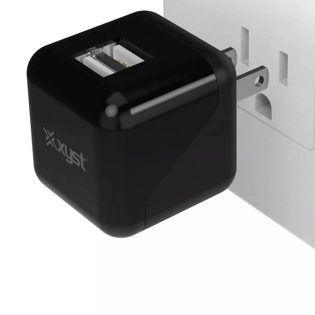 Xyst 2.4-Amp Dual USB Foldable Wall Charger - Snagva