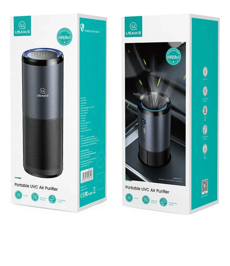 Car Air Purifier Ionizer Negative Ion Car Air Freshener - Snagva