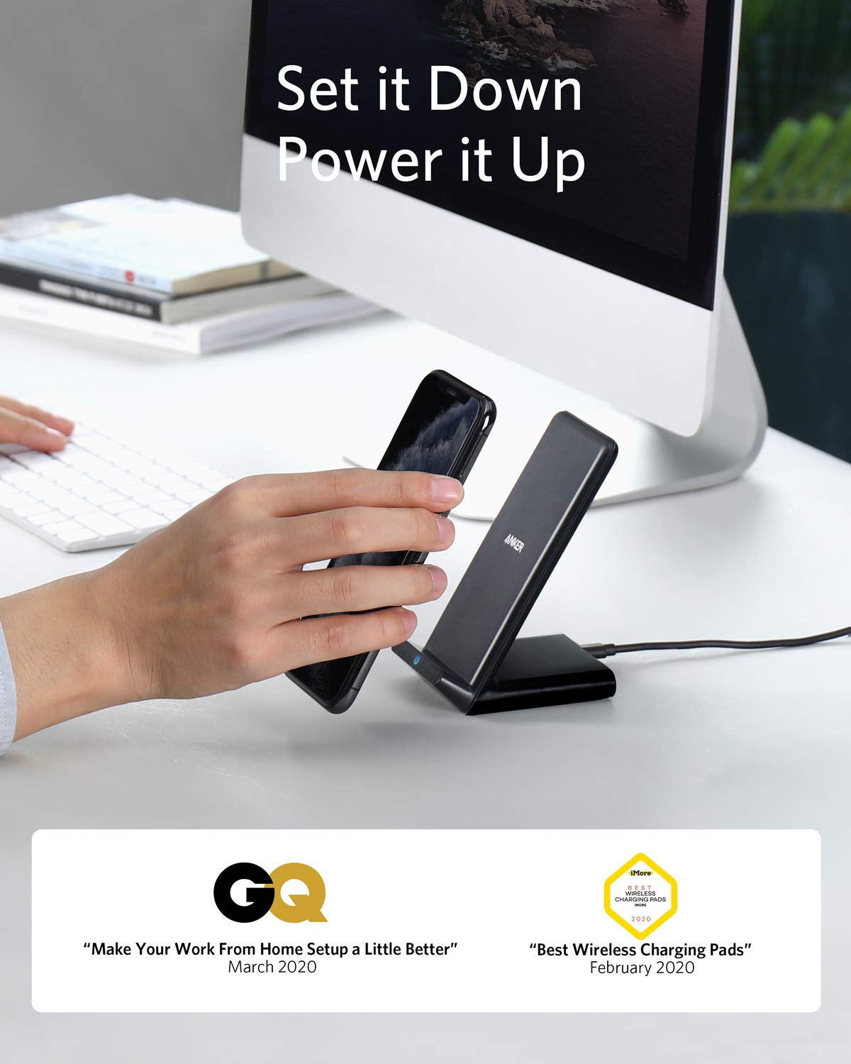 Anker 313 Wireless Charger Stand - product view 2