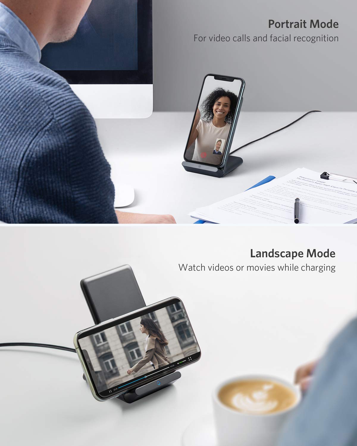 Anker 313 Wireless Charger Stand - product view 4