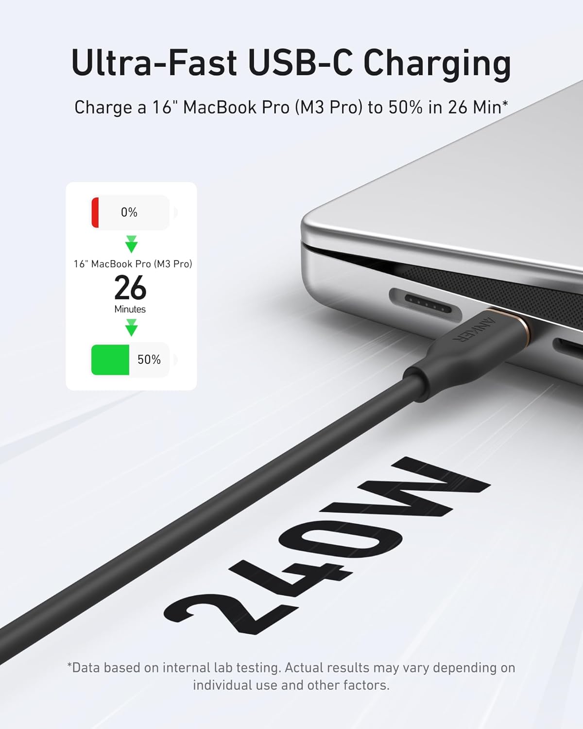 Anker 643 USB-C Cable Flow - product view 6