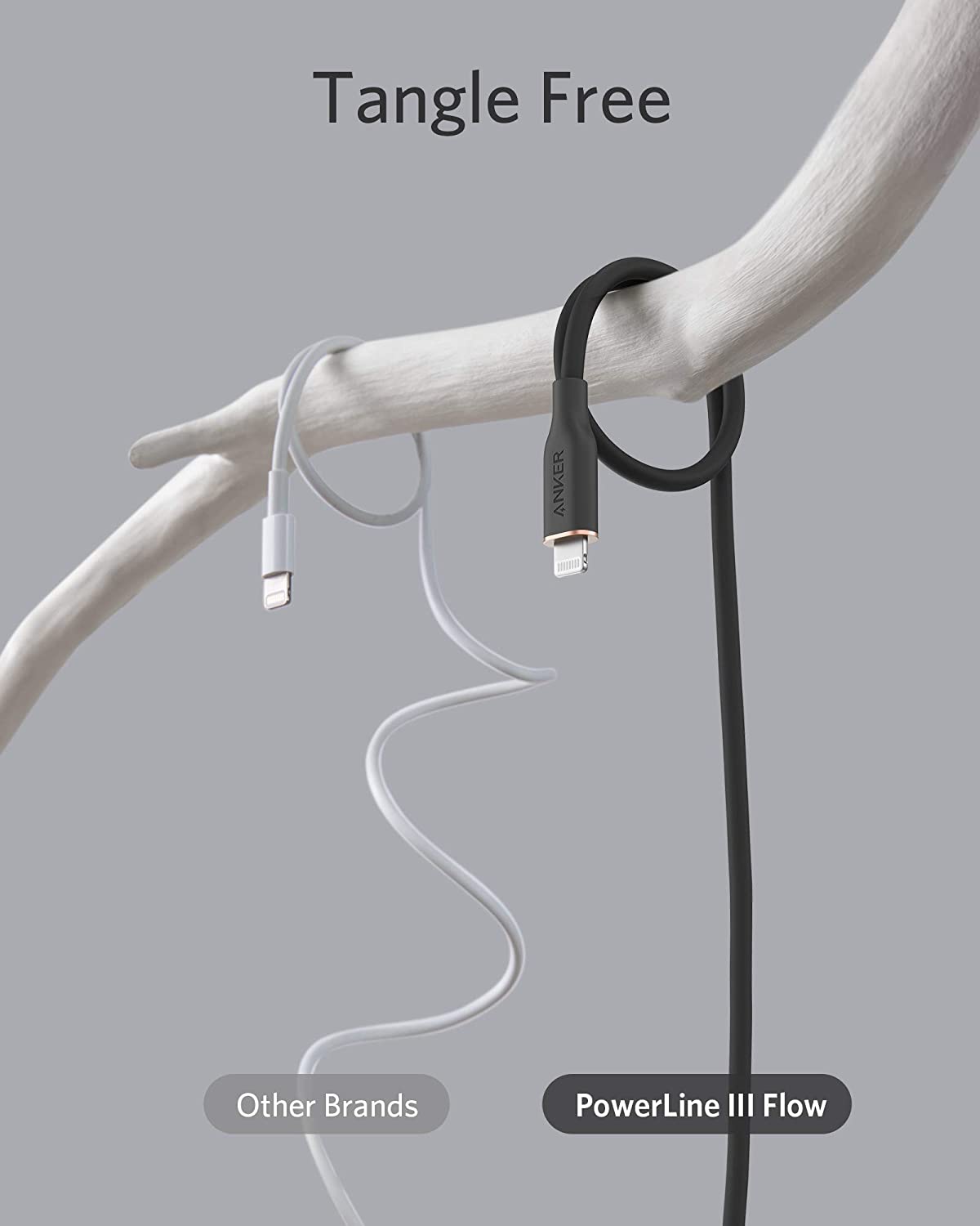 Anker 641 Lightning Cable Flow 3 ft - product view 3