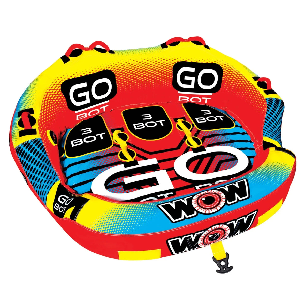WOW Watersports Go Bot Towable Water Tube for 1 to 3 Riders - Snagva