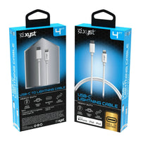 Xyst Charge and Sync USB-C to Lightning Cable 4Ft - Snagva