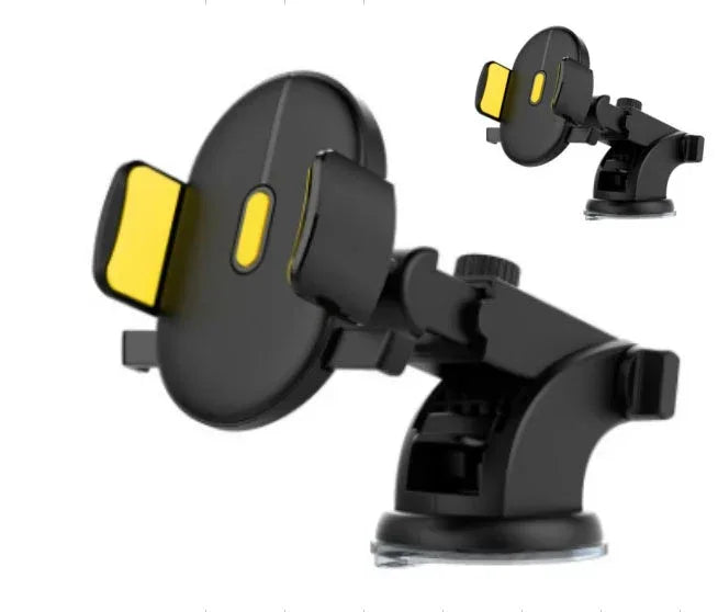 Car Phone Holder Long Rod Telescopic Car Dashboard Suction Cup Type - Snagva
