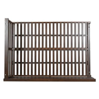 Acacia Wood Porch Swing Bed for Outdoor with Hemp Ropes - Full Size
