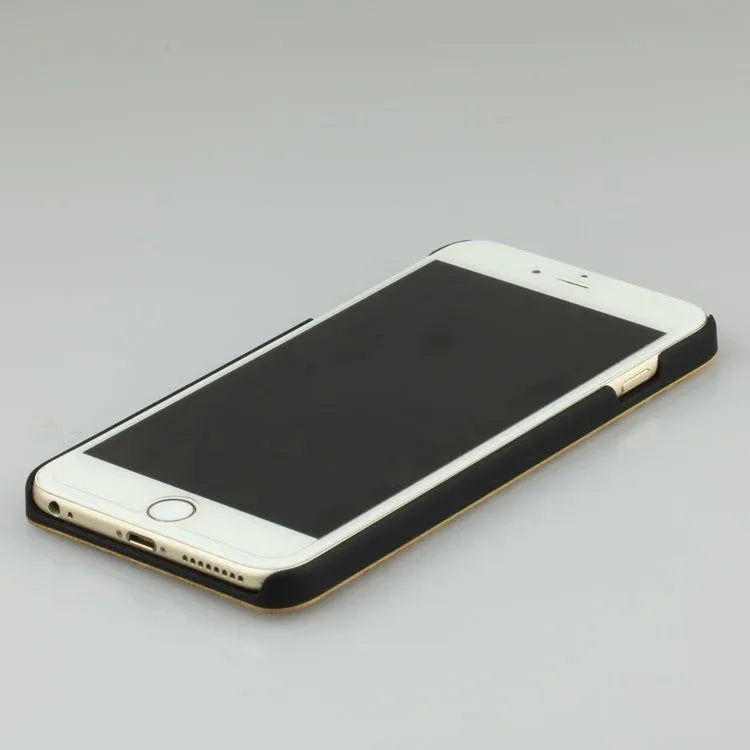 Side view of the Aztec Calendar iPhone case showing thin profile and precise cutouts.