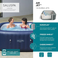 SaluSpa Hawaii AirJet Hot Tub 4 To 6 Person 140 Jets EnergySense Cover