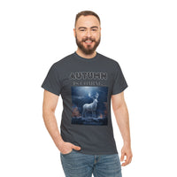 Autumn is coming: Fall Vibes T-shirts | Deer Drinking Brook Leaves Cha