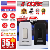 5 Core Wireless Charger 10W Max Fast Wireless Charging Pad Glass Top