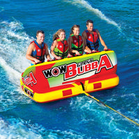 Close-up of the Giant Bubba hi-vis towable highlighting safety sidewalls and handles.
